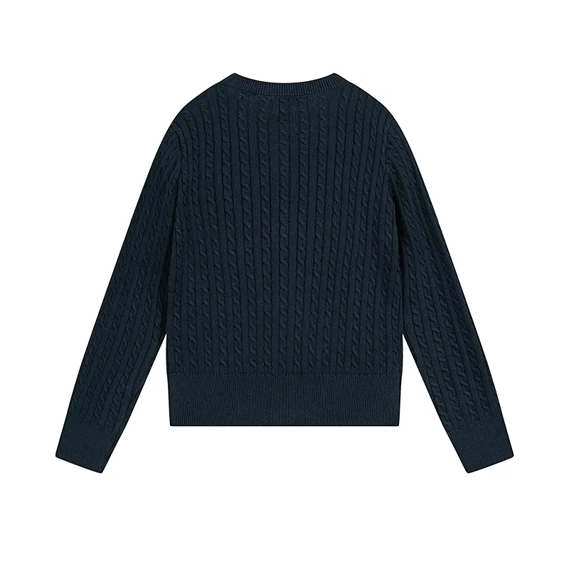 Style number: 2501 P200 Polo Ralph Lauren sweater Pony embroidered cable style single-breasted long-sleeved knit Color: White Pink Black Navy Gray Size: S (90-100) m (110-120) L (130-140) xL (150-160)